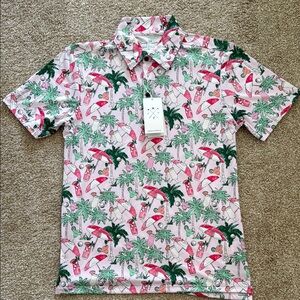 Kenny Flowers Masters of Leisure polo NWT